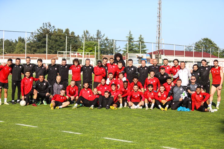 Şampiyon Samsunspor, sezonun son antrenmanını yaptı